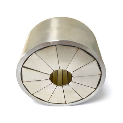 Halbach Array Neodymium Magnet N52 With Steel Material For Generator